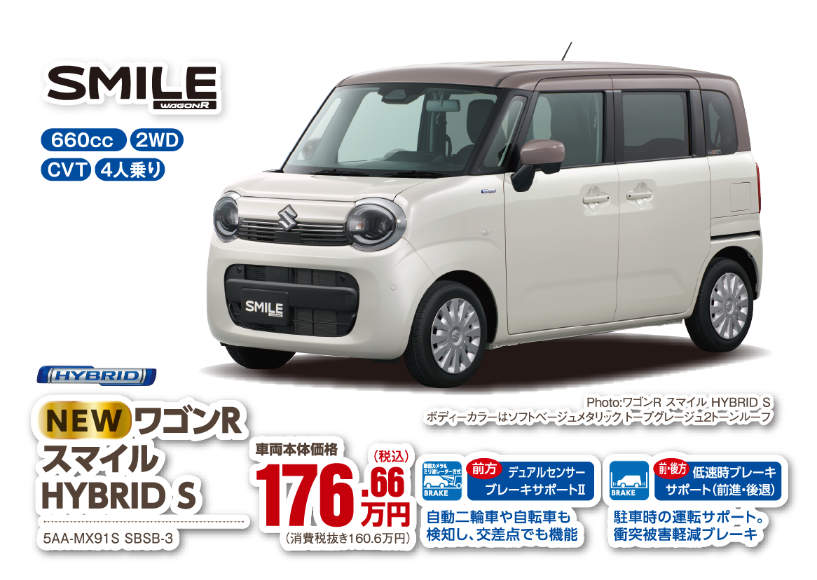 NEW ワゴンR スマイル HYBRID S