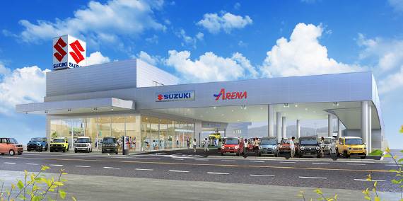 スズキアリーナ南津山の店舗イメージ
