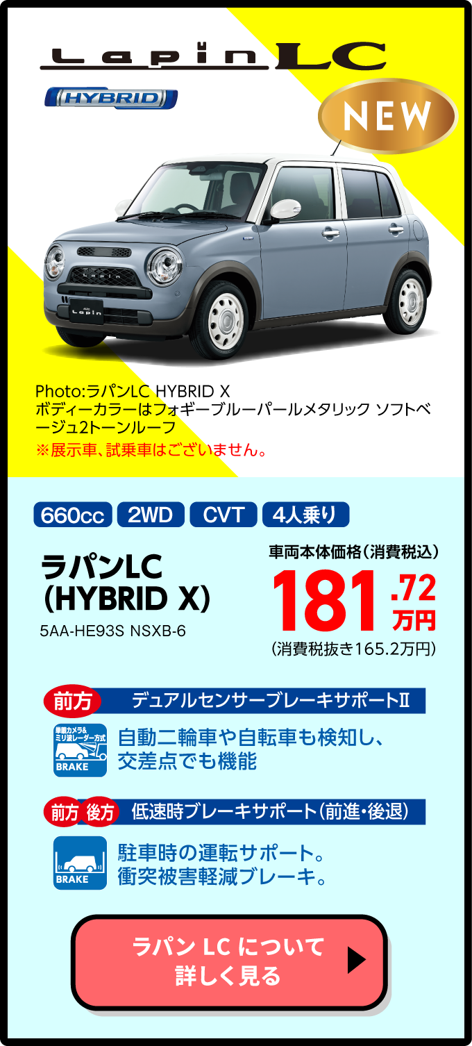ラパンLC HYBRID X